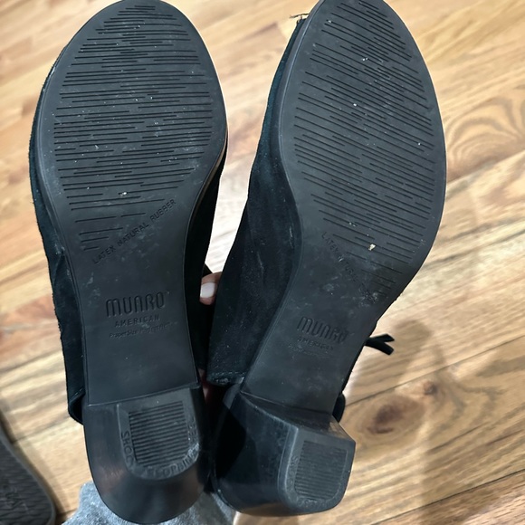 Munro 8.5 N peep toes slingbacks - Picture 3 of 3